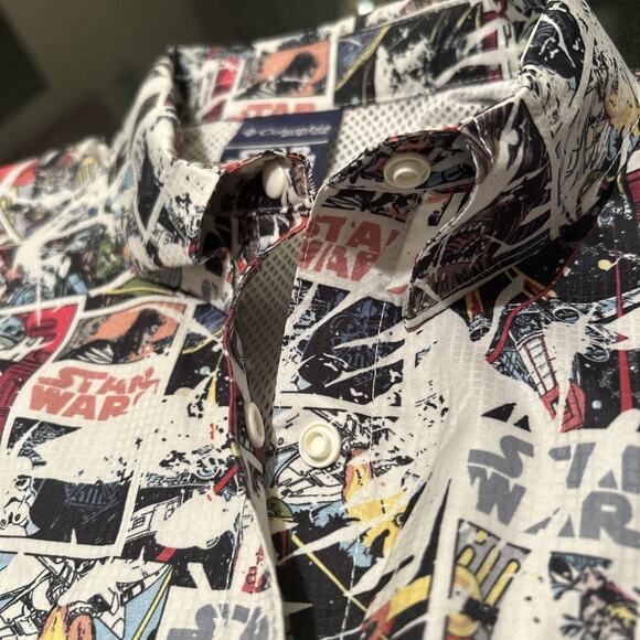 Star Wars Columbia PFG Tank Top Shirt Womens Medium Sleeveless Vented NWOT - Picture 2 of 4